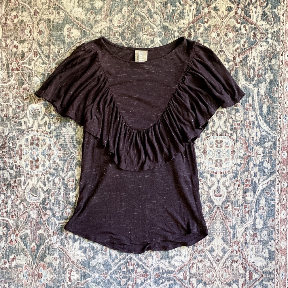 Anthropologie Ruffle Blouse (Size Small)